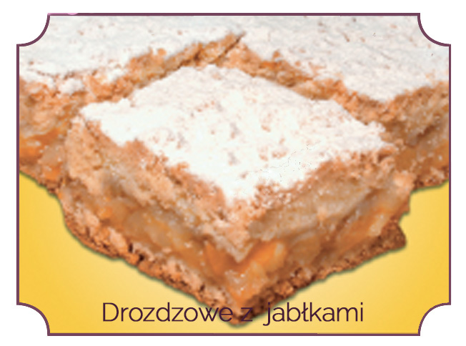 drozdzowe z  jabąkami